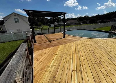 Deck & fence